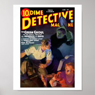 Dime Detective Magazine (1935年6月) ポスター