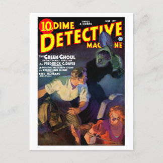 Dime Detective Magazine （1935年6月） ポストカード