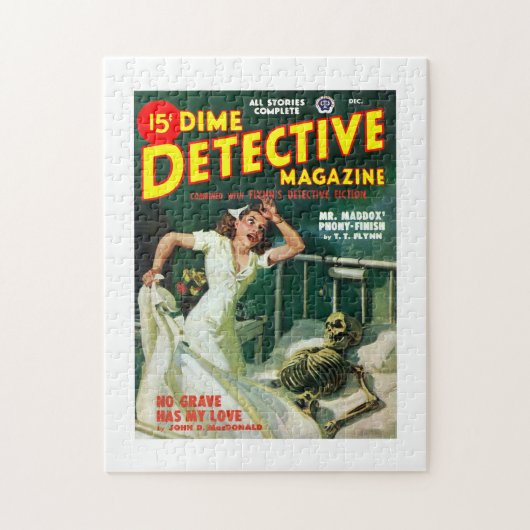 Dime Detective Magazine （1948年12月） ジグソーパズル (縦)