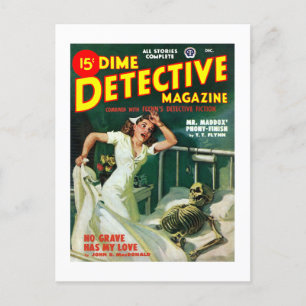 Dime Detective Magazine (1948年12月) ポストカード