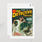 Dime Detective Magazine (1948年12月) ポストカード (正面/裏面)