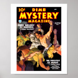 Dime Mystery Magazine （1935年7月） ポスター