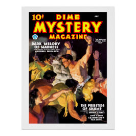 Dime Mystery Magazine （1935年7月） ポスター