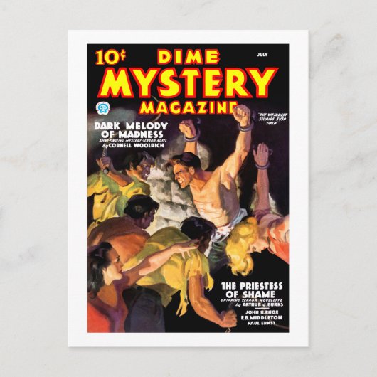 Dime Mystery Magazine （1935年7月） ポストカード (正面)