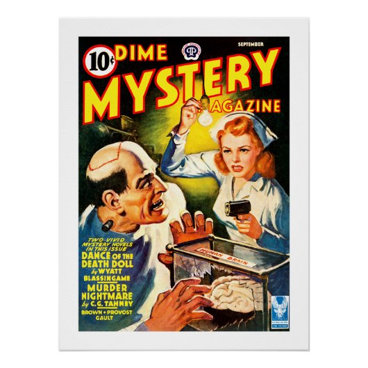 Dime Mystery Magazine （1942年9月） ポスター (正面)