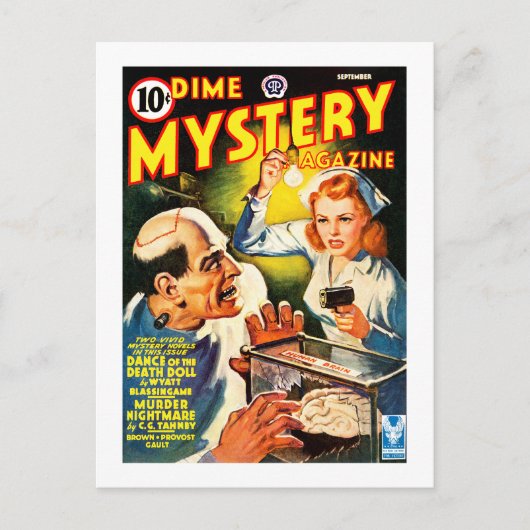 Dime Mystery Magazine （1942年9月） ポストカード (正面)
