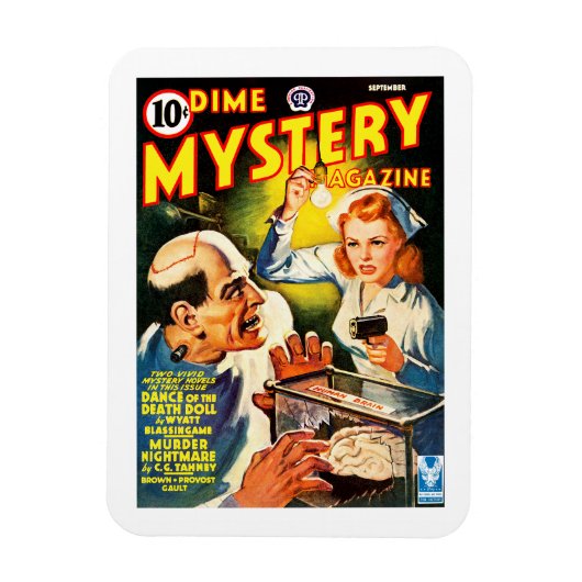 Dime Mystery Magazine （1942年9月） マグネット (縦)