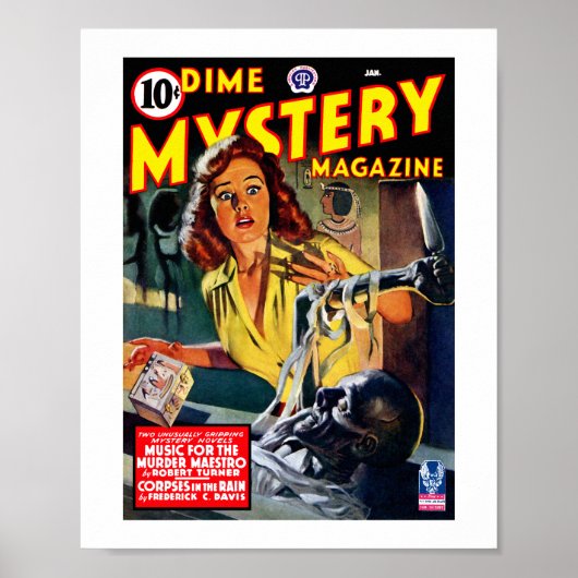 Dime Mystery Magazine （1943年1月） ポスター (正面)