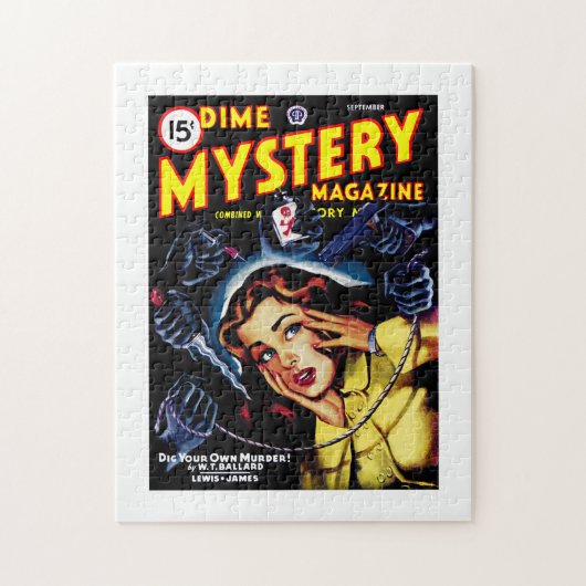 Dime Mystery Magazine （1946年9月） ジグソーパズル (縦)
