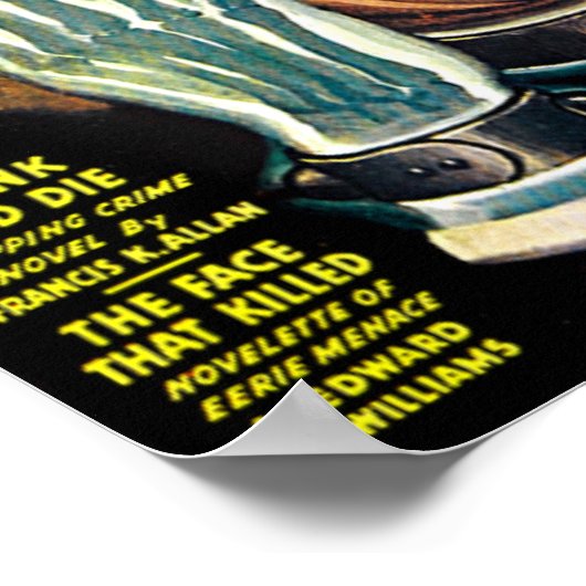 Dime Mystery Novel - – 怖い手 ポスター (角)