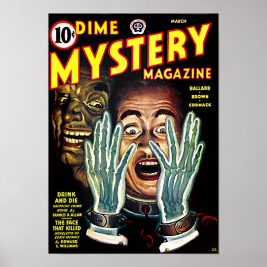 Dime Mystery Novel - – 怖い手 ポスター (正面)
