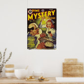Dime Store Mystery Magazine Cover ポスター (キッチン)