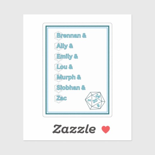 Dimension 20イントレピッド英雄 シール (シート)