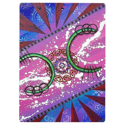 DIMENSION de Christèle Chabrette クリップボード (裏面)