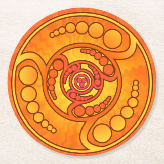 DIMENSION EYE紙コースター ラウンドペーパーコースター