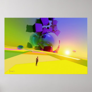 Dimension unknown - surreal poster ポスター