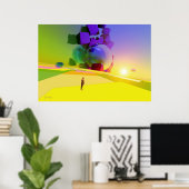 Dimension unknown - surreal poster ポスター (ホームオフィス)