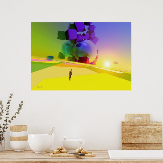 Dimension unknown - surreal poster ポスター (キッチン)