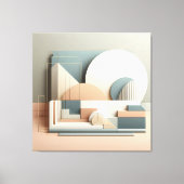 Dimensional Arc Structure キャンバスプリント (正面)