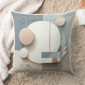 Dimensional Circle Composition クッション (ブランケット)