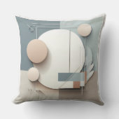 Dimensional Circle Composition クッション (正面)