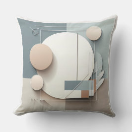 Dimensional Circle Composition クッション