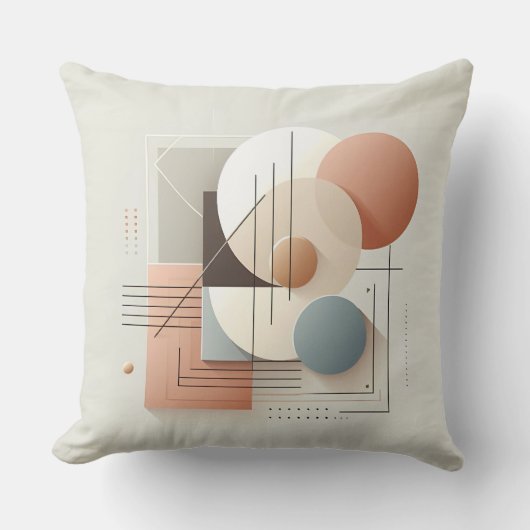 Dimensional Circle Flow クッション (正面)