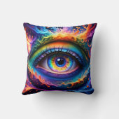 Dimensional Eye – 色と超現実のバースト クッション (裏面)
