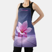 Dimensional Gladioli：ピンクと紫の最高傑作 エプロン (インサイチュ)