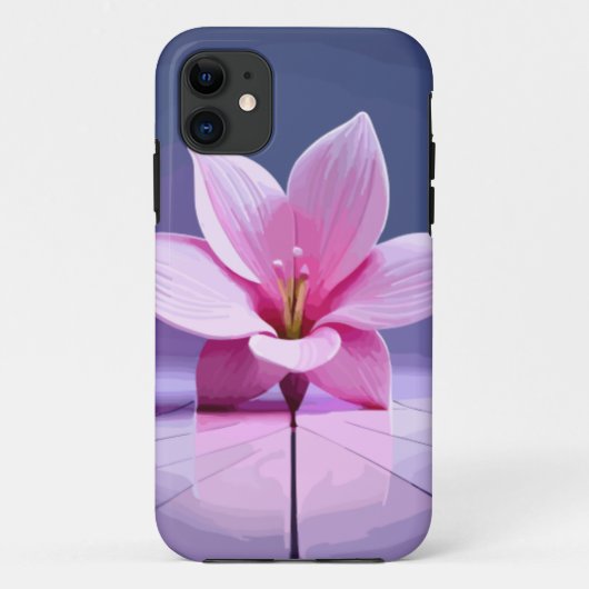 Dimensional Gladioli：ピンクと紫の最高傑作 Case-Mate iPhoneケース (裏面)