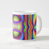 Dimensional Intersectionデジタルアート ジャンボコーヒーマグカップ (正面右)