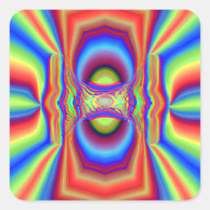 Dimensional Intersectionデジタルアート スクエアシール