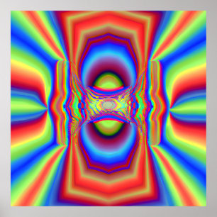 Dimensional Intersectionデジタルアート ポスター