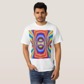 Dimensional Intersectionデジタルアート Tシャツ (正面フル)