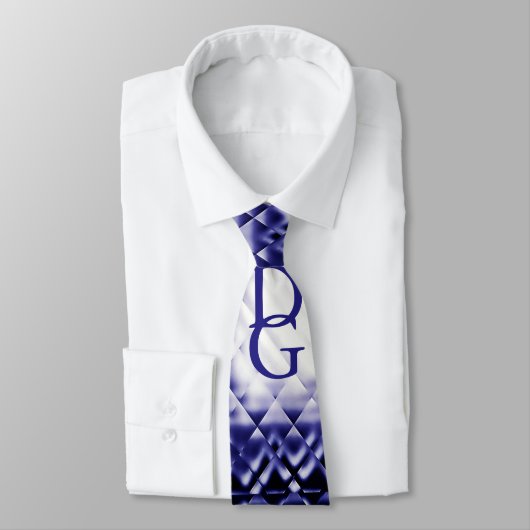 Dimensional Square-Navy-DG ネクタイ (タイ)