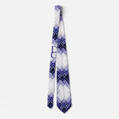 Dimensional Square-Navy-DG ネクタイ (裏面)