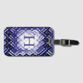Dimensional Square-Navy-Hラゲージタグ ラゲッジタグ (正面横)