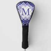 Dimensional Square-Navy-Mゴルフヘッドカバー ゴルフヘッドカバー (正面)