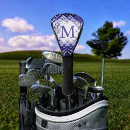 Dimensional Square-Navy-Mゴルフヘッドカバー ゴルフヘッドカバー