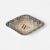 Dimensional Square-W紙プレート ペーパープレート (傾斜あり)