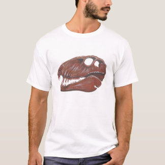 DimetrodonのスカルのTシャツ Tシャツ