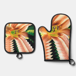 Diminishing Daylily 鍋つかみ&鍋敷きセット