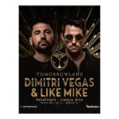 Dimitri Vegas & Like Mike - Ushuaïa ポスター (正面)