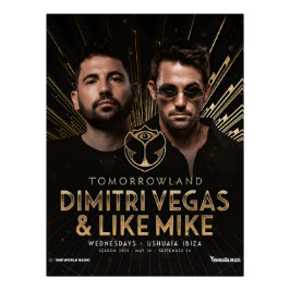 Dimitri Vegas & Like Mike - Ushuaïa ポスター