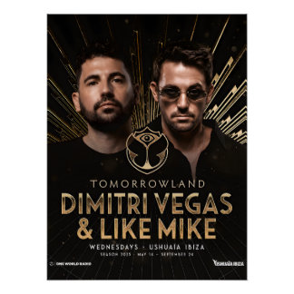 Dimitri Vegas & Like Mike - Ushuaïa ポスター