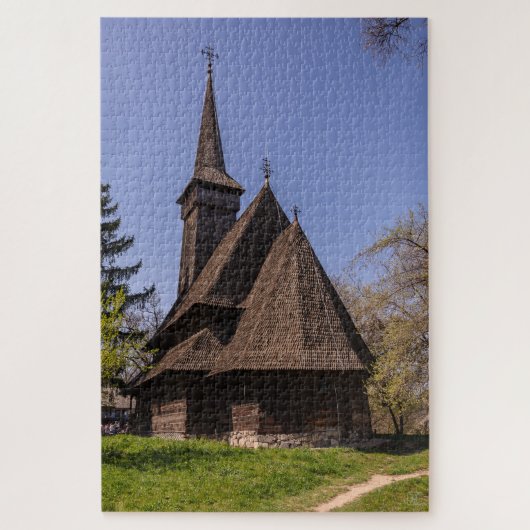 Dimitrie Gusti – ブカレスト国立村立博物館 ジグソーパズル (縦)