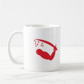 Dimmits Goliadの旗(1824年) コーヒーマグカップ (左)