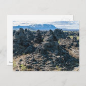 Dimmuborgir lava field, Myvatn area – アイスランド ポストカード (正面/裏面)