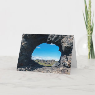 Dimmuborgir, Myvatn areaの溶岩窓 – アイスランド カード