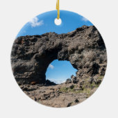 Dimmuborgir, Myvatn areaの溶岩窓 – アイスランド セラミックオーナメント (裏面)